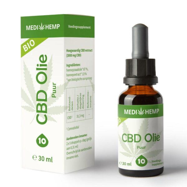Medihemp CBD Oil Pure 10% (30ml)