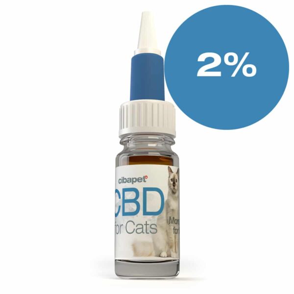 Cibapet CBD oil 2% for cats (10ml) for cats.